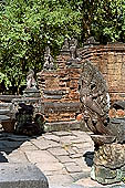 Preah Khan temple - naga rails of the raised terrace.